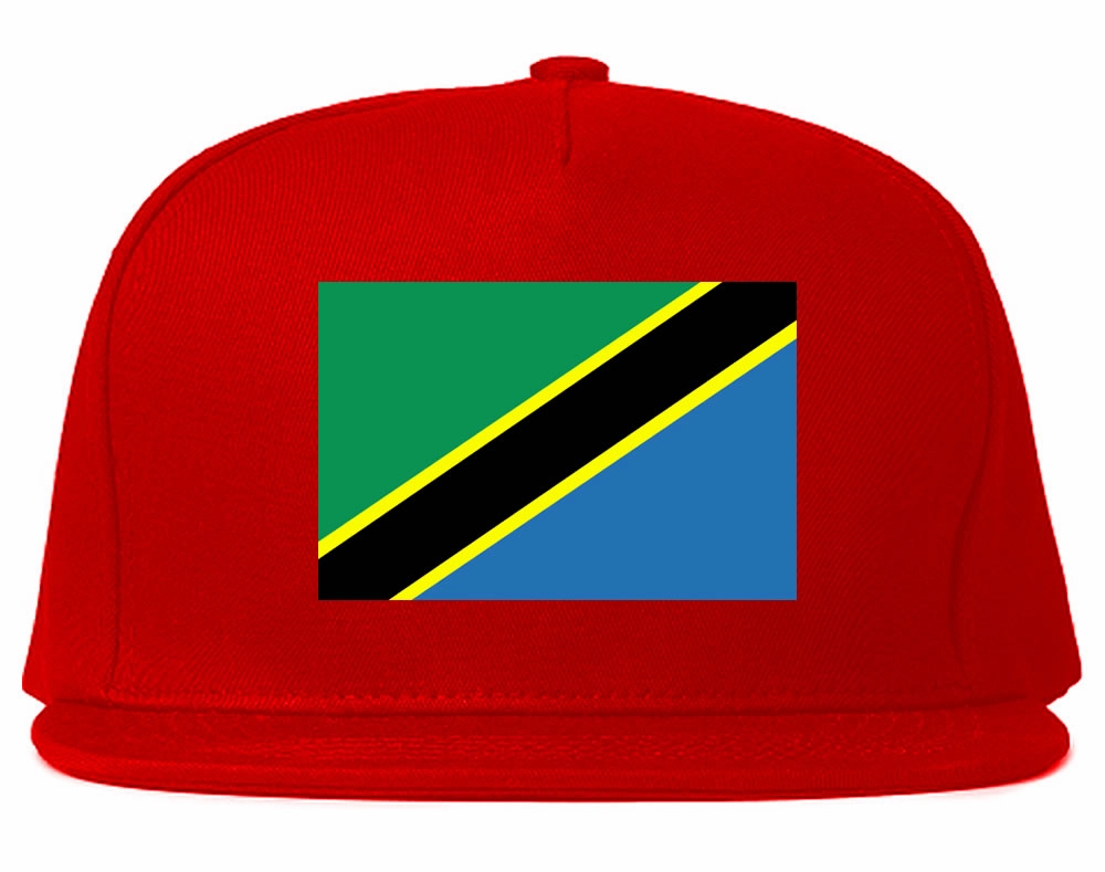 Tanzania Flag Country Printed Snapback Hat Cap