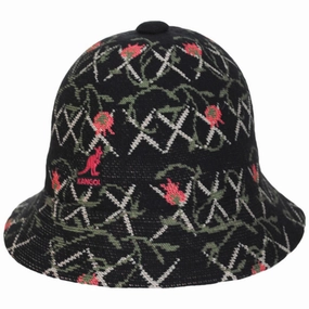 Tapestry Jacquard Knit Casual Bucket Hat