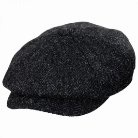 Taransay Harris Tweed Wool Newsboy Cap