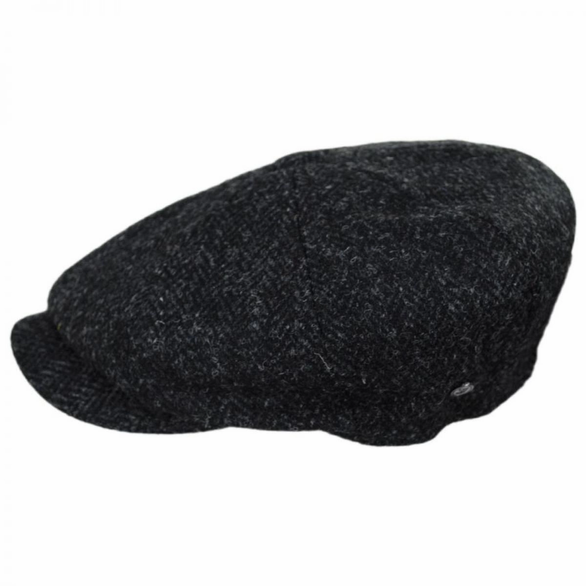 Taransay Harris Tweed Wool Newsboy Cap