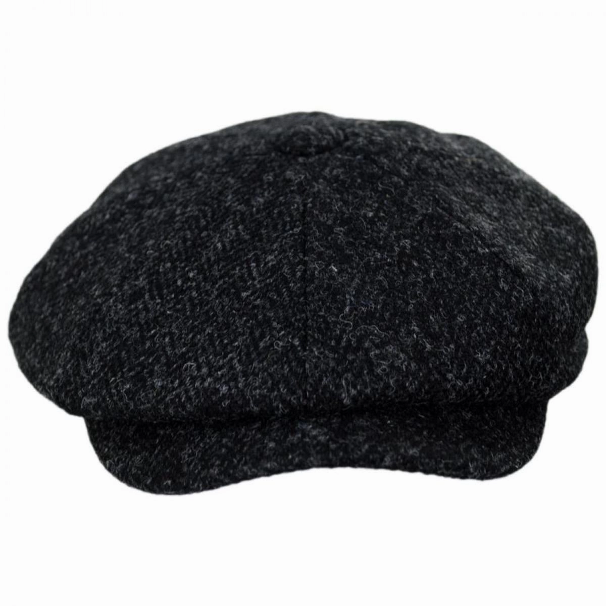Taransay Harris Tweed Wool Newsboy Cap