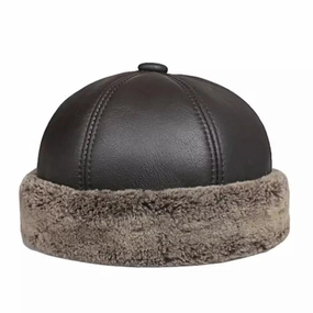 Tarkov Winter Genuine Leather Docker Cap