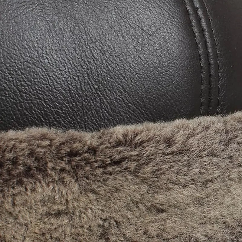 Tarkov Winter Genuine Leather Docker Cap