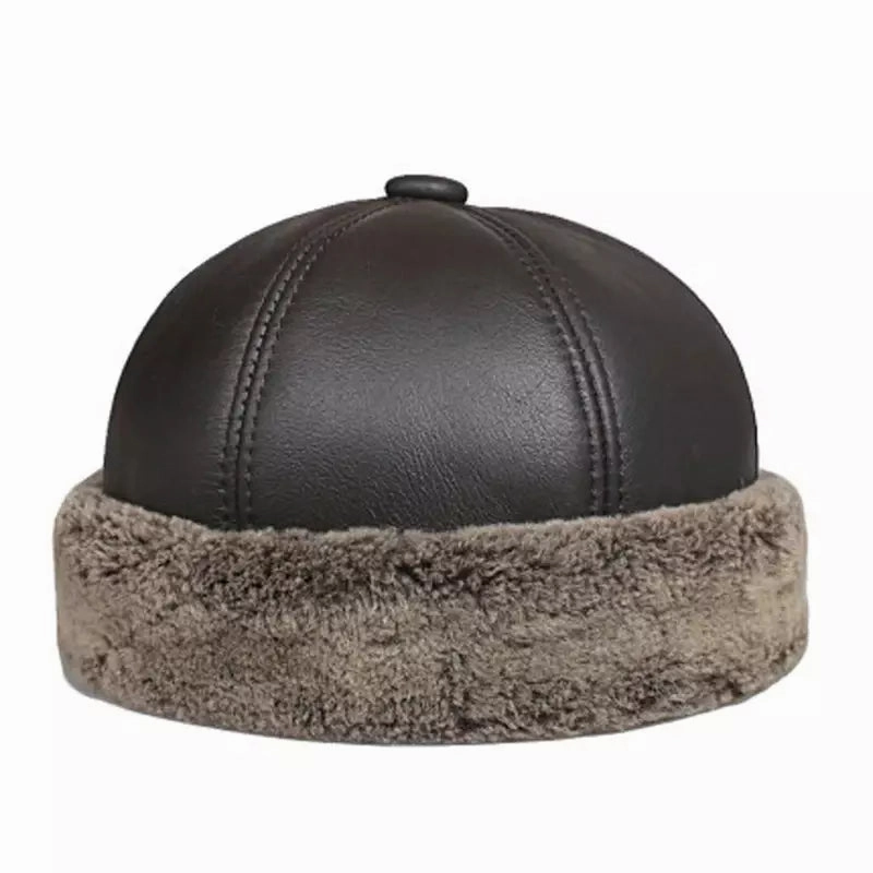 Tarkov Winter Genuine Leather Docker Cap