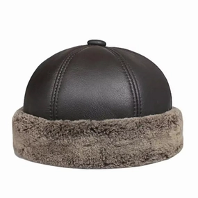 Tarkov Winter Genuine Leather Docker Cap