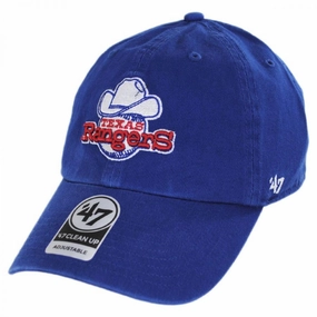 Texas Rangers MLB Cooperstown Clean Up Strapback Baseball Cap Dad Hat