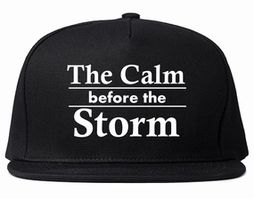 The Calm Before The Storm Snapback Hat Cap