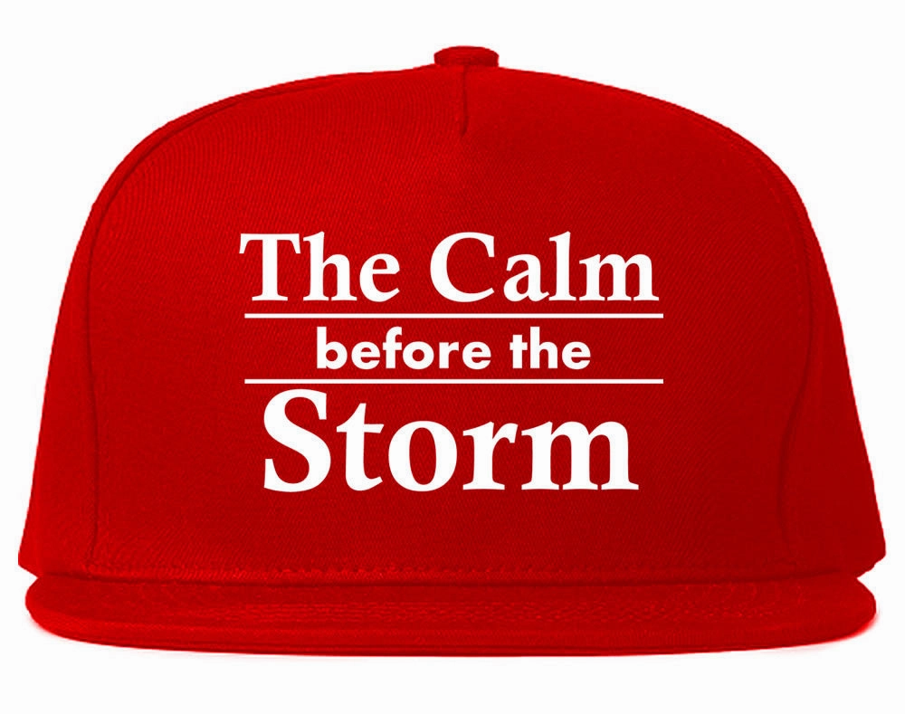 The Calm Before The Storm Snapback Hat Cap
