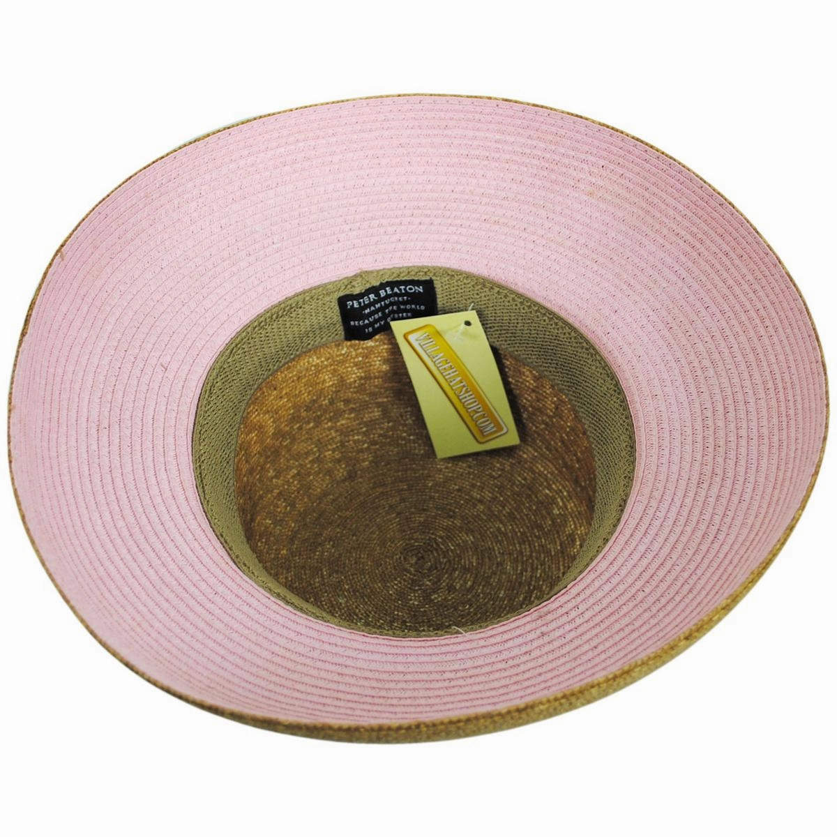 Think Pink Milan Straw Lampshade Sun Hat
