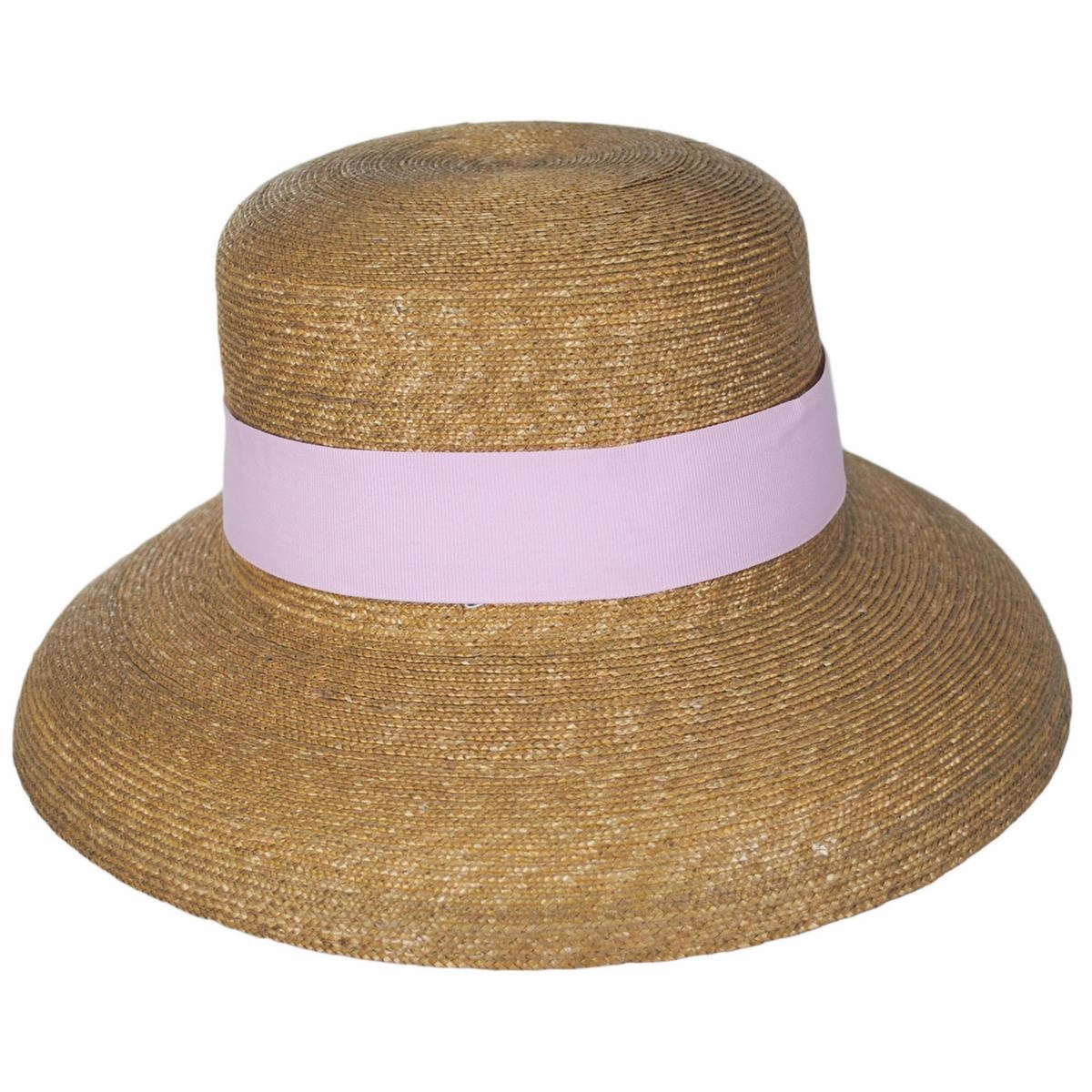 Think Pink Milan Straw Lampshade Sun Hat