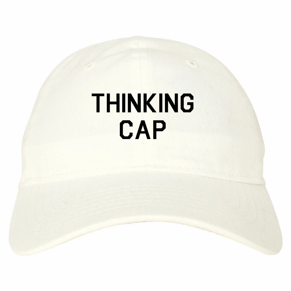 Thinking Cap Funny Nerd Mens Dad Hat Baseball Cap