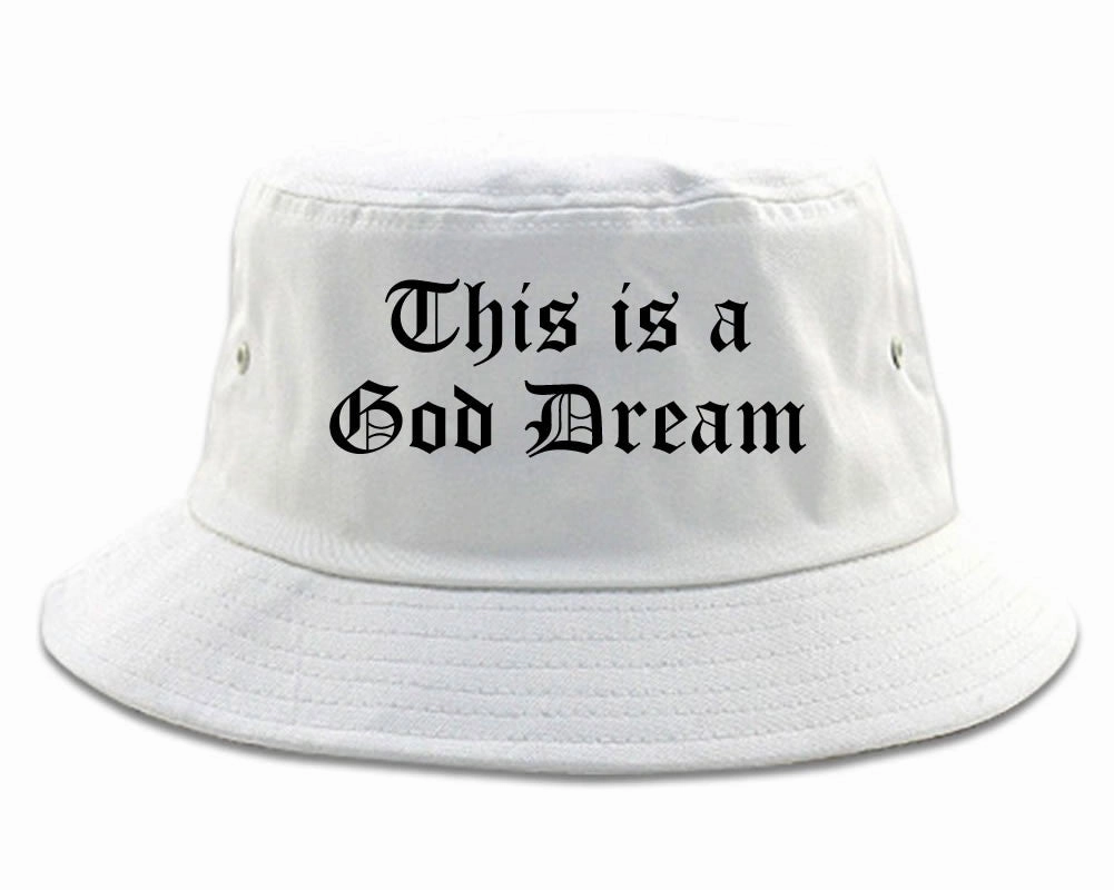 This Is A God Dream Gothic Old English Bucket Hat