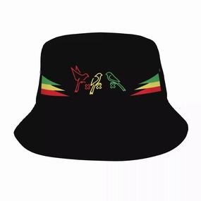 Three Little Birds Black Bucket Hat