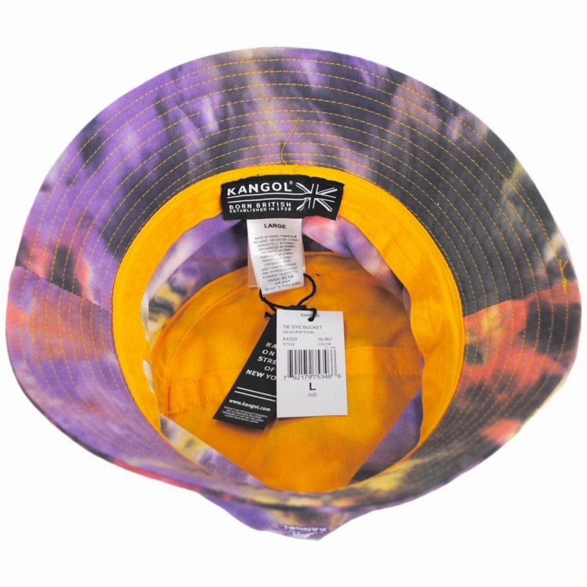 Tie Dye Cotton Bucket Hat - Galaxy