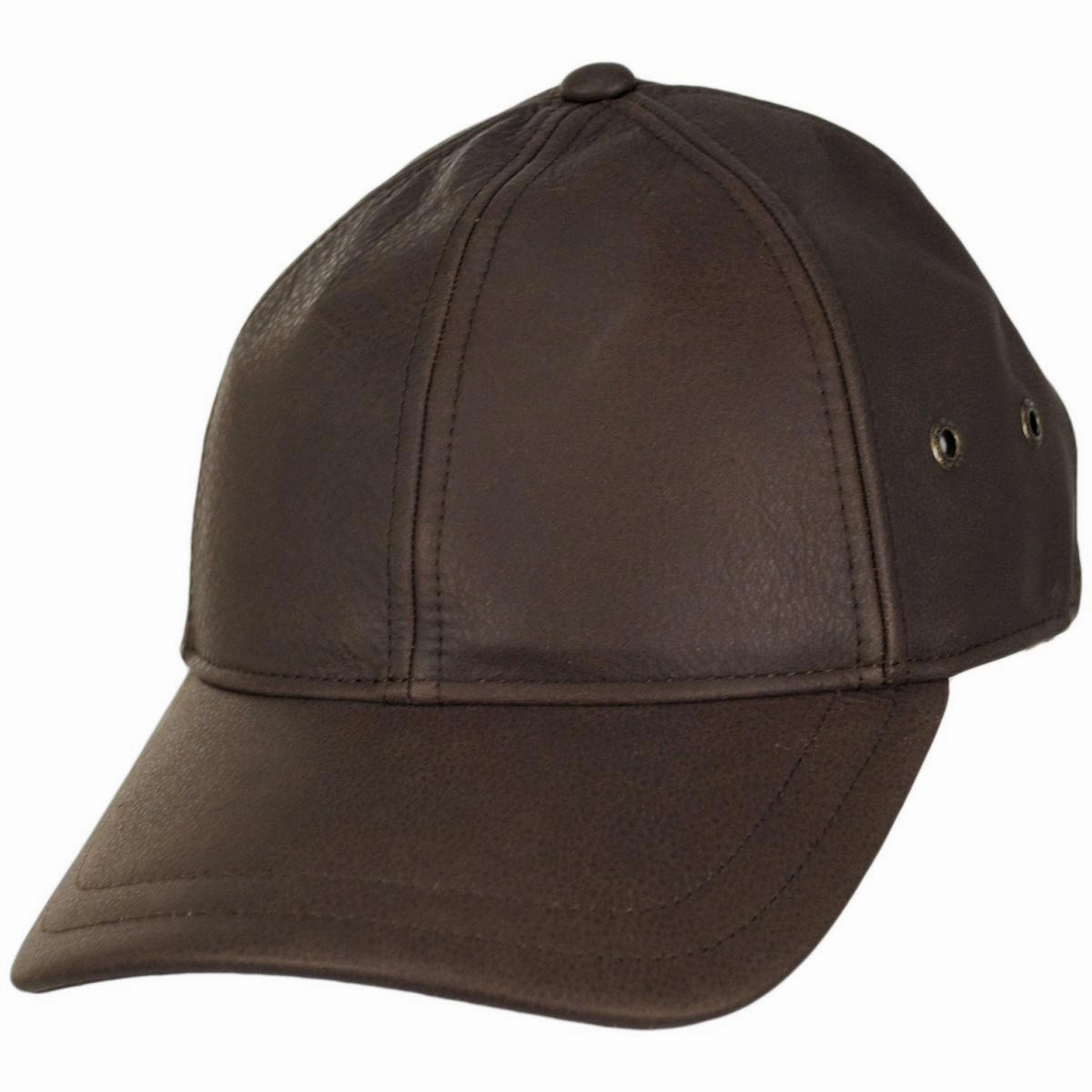 Timber Leather Adjustable Baseball Cap