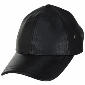 Timber Leather Adjustable Baseball Cap