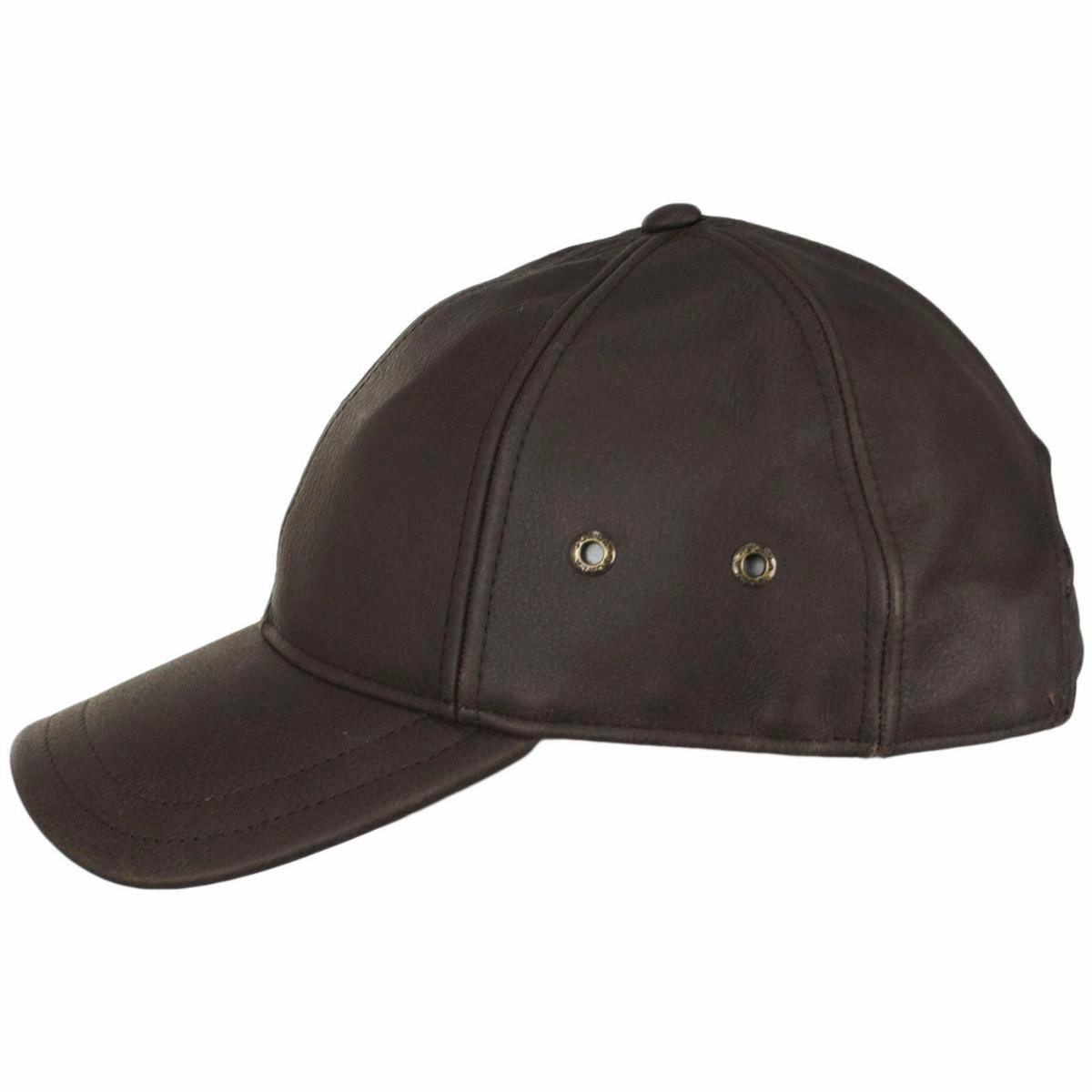 Timber Leather Adjustable Baseball Cap