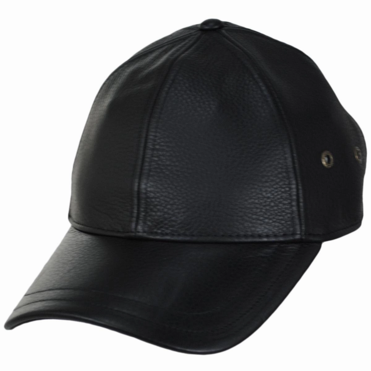 Timber Leather Adjustable Baseball Cap
