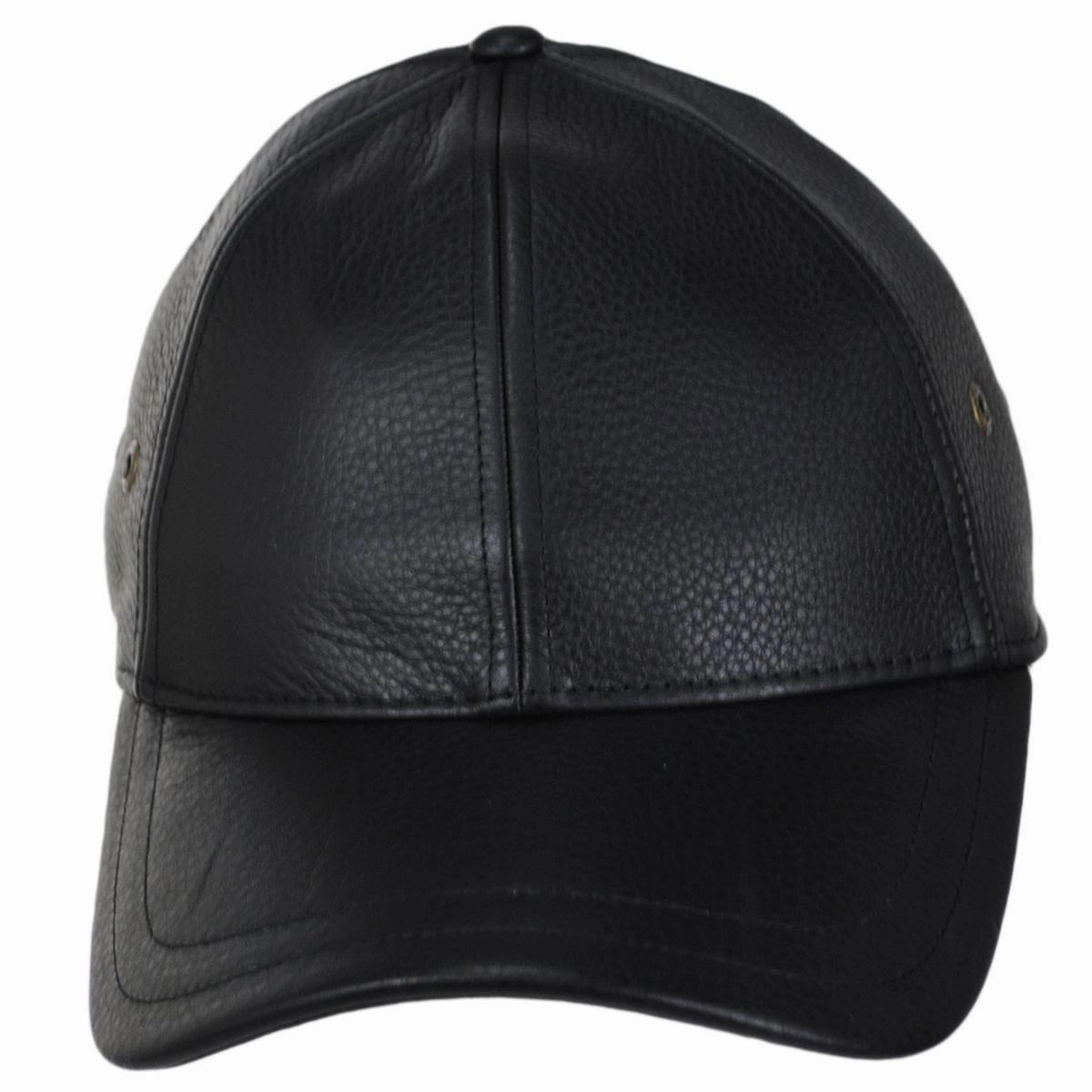 Timber Leather Adjustable Baseball Cap