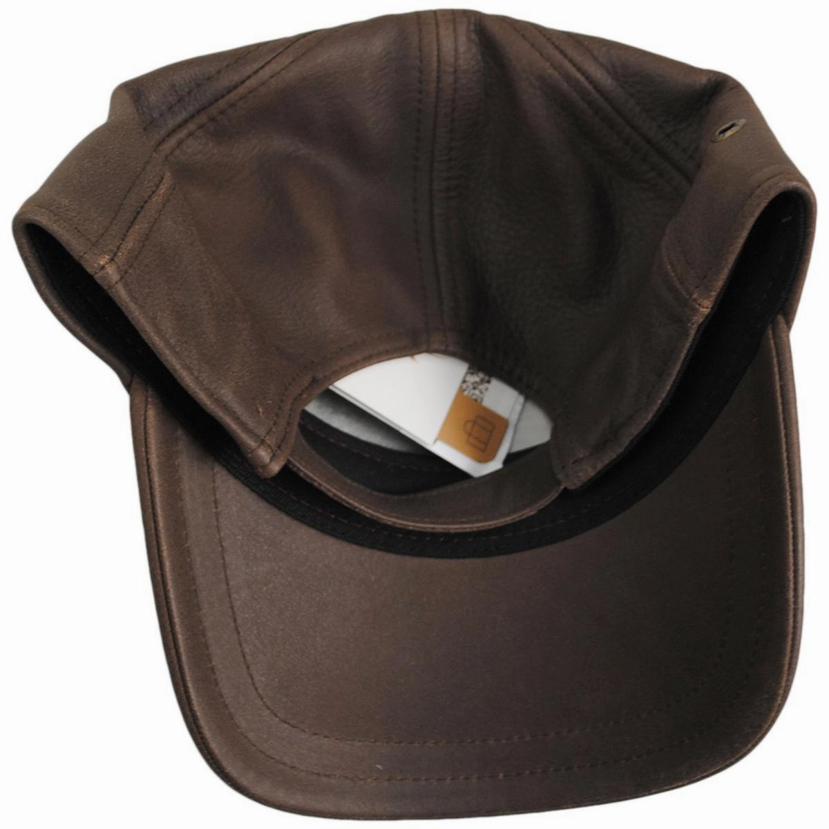 Timber Leather Adjustable Baseball Cap