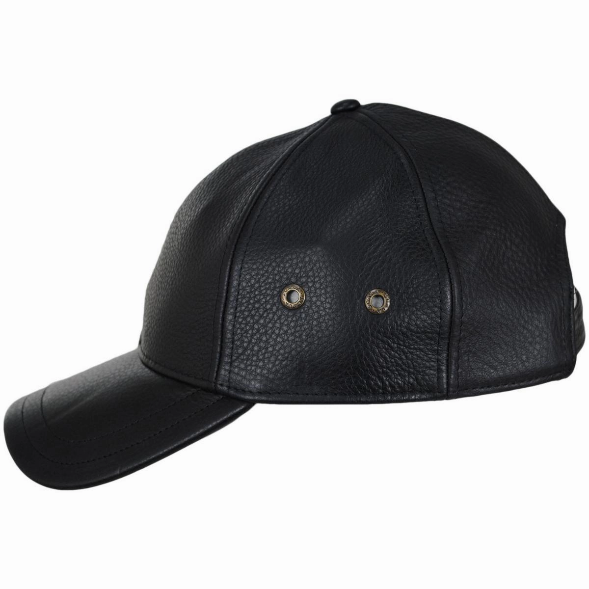 Timber Leather Adjustable Baseball Cap