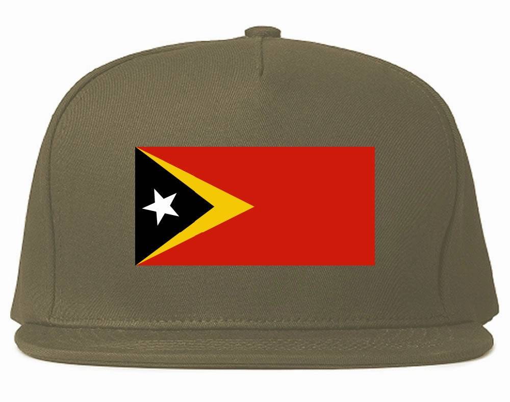 Timor-Leste Flag Country Printed Snapback Hat Cap