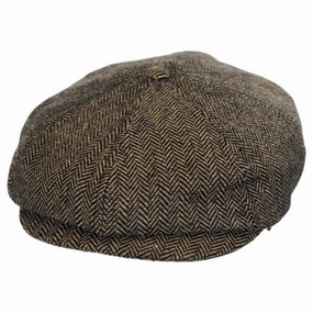 Toddler Lil Brood Herringbone Newsboy Cap