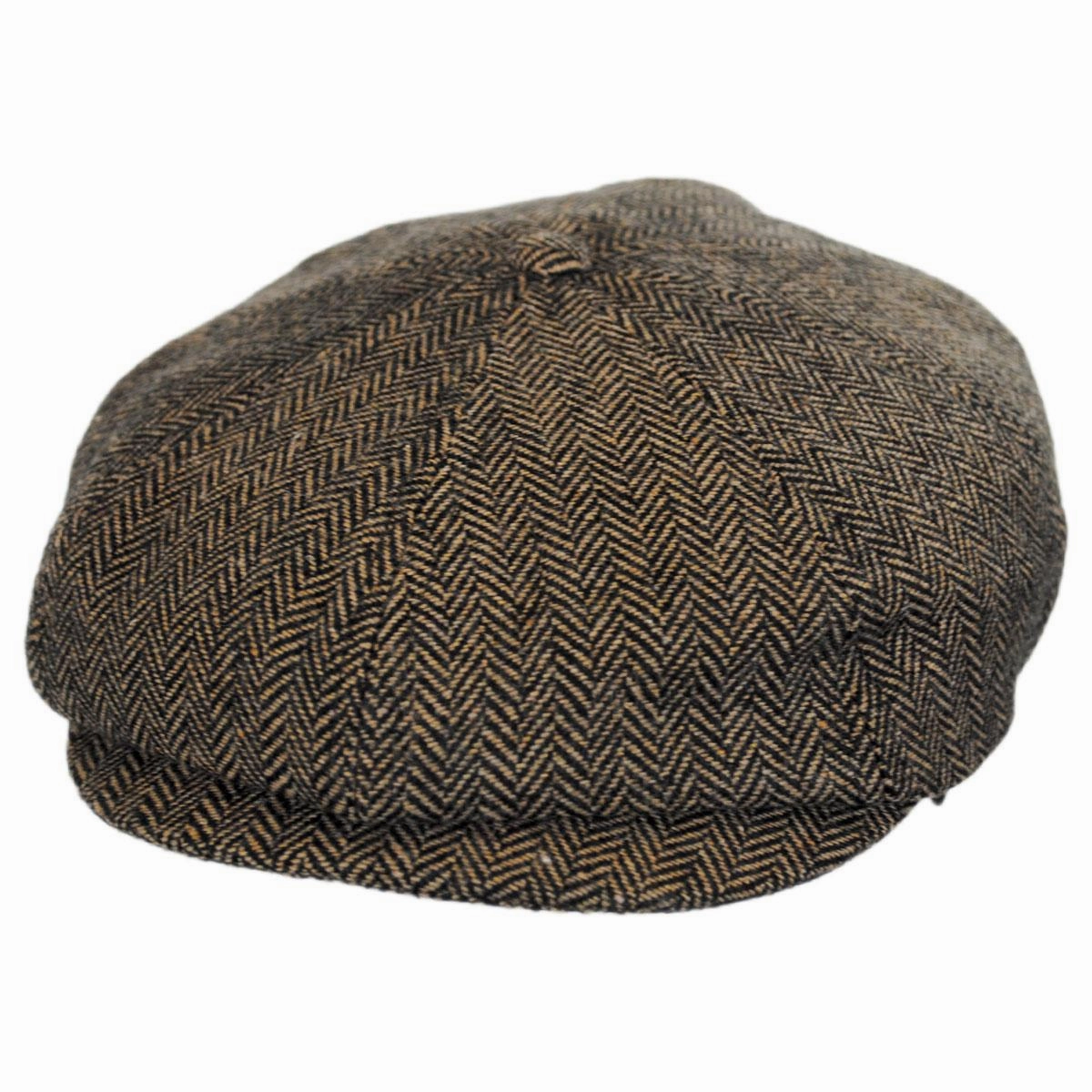 Toddler Lil Brood Herringbone Newsboy Cap