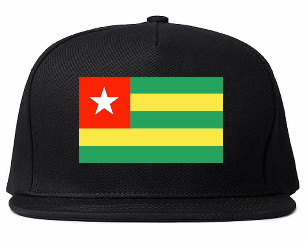 Togo Flag Country Printed Snapback Hat Cap