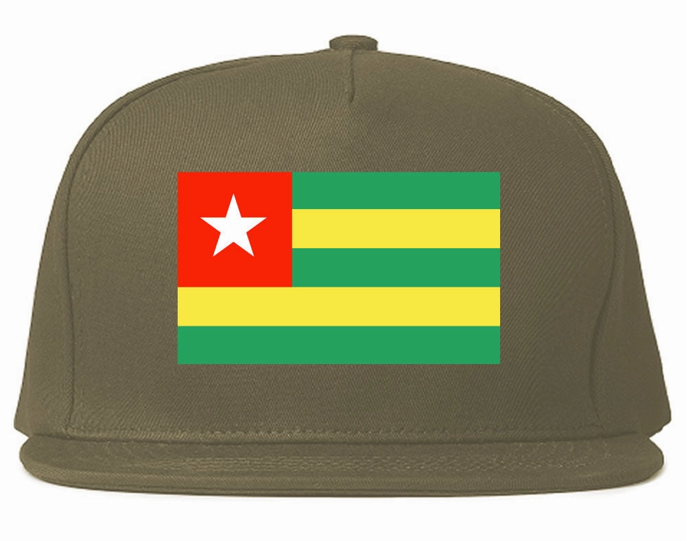 Togo Flag Country Printed Snapback Hat Cap