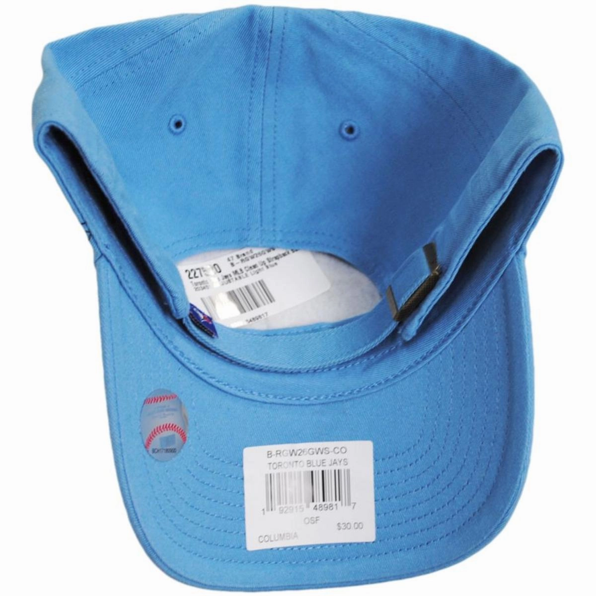 Toronto Blue Jays MLB Clean Up Strapback Baseball Cap Dad Hat