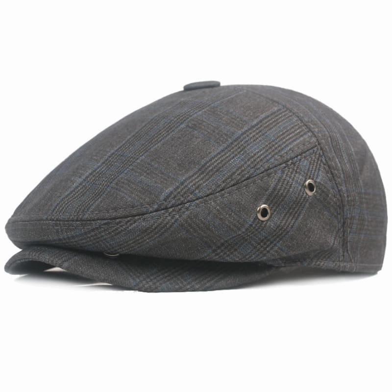 Toulouse Retro Tartan Flat Cap