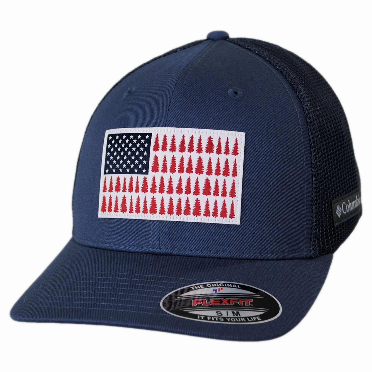 Tree Flag Mesh Flexfit Fitted Baseball Cap