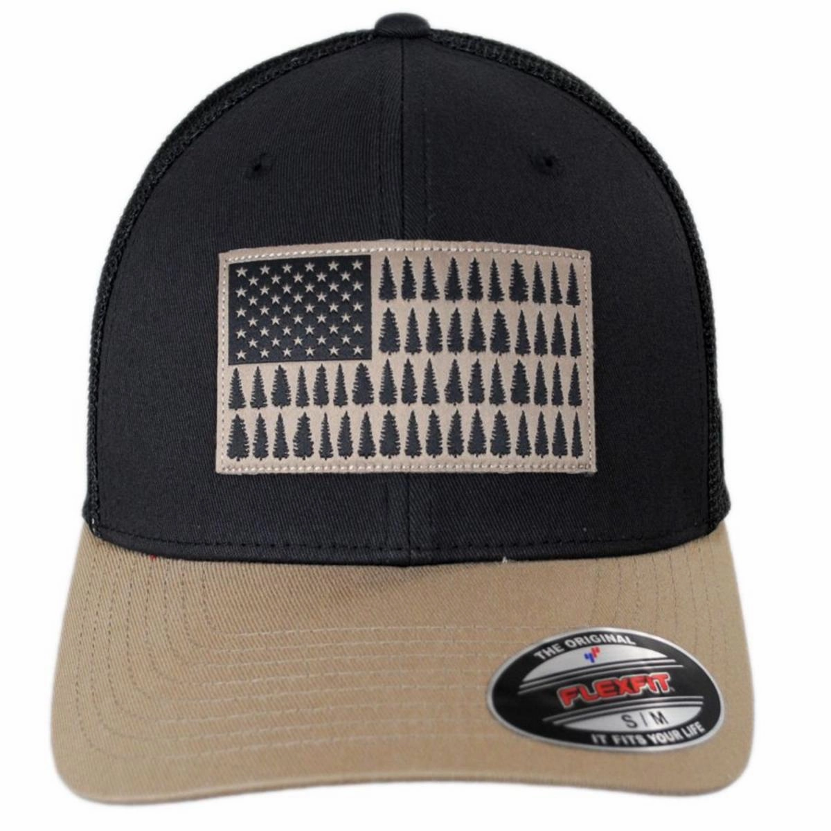 Tree Flag Mesh Flexfit Fitted Baseball Cap