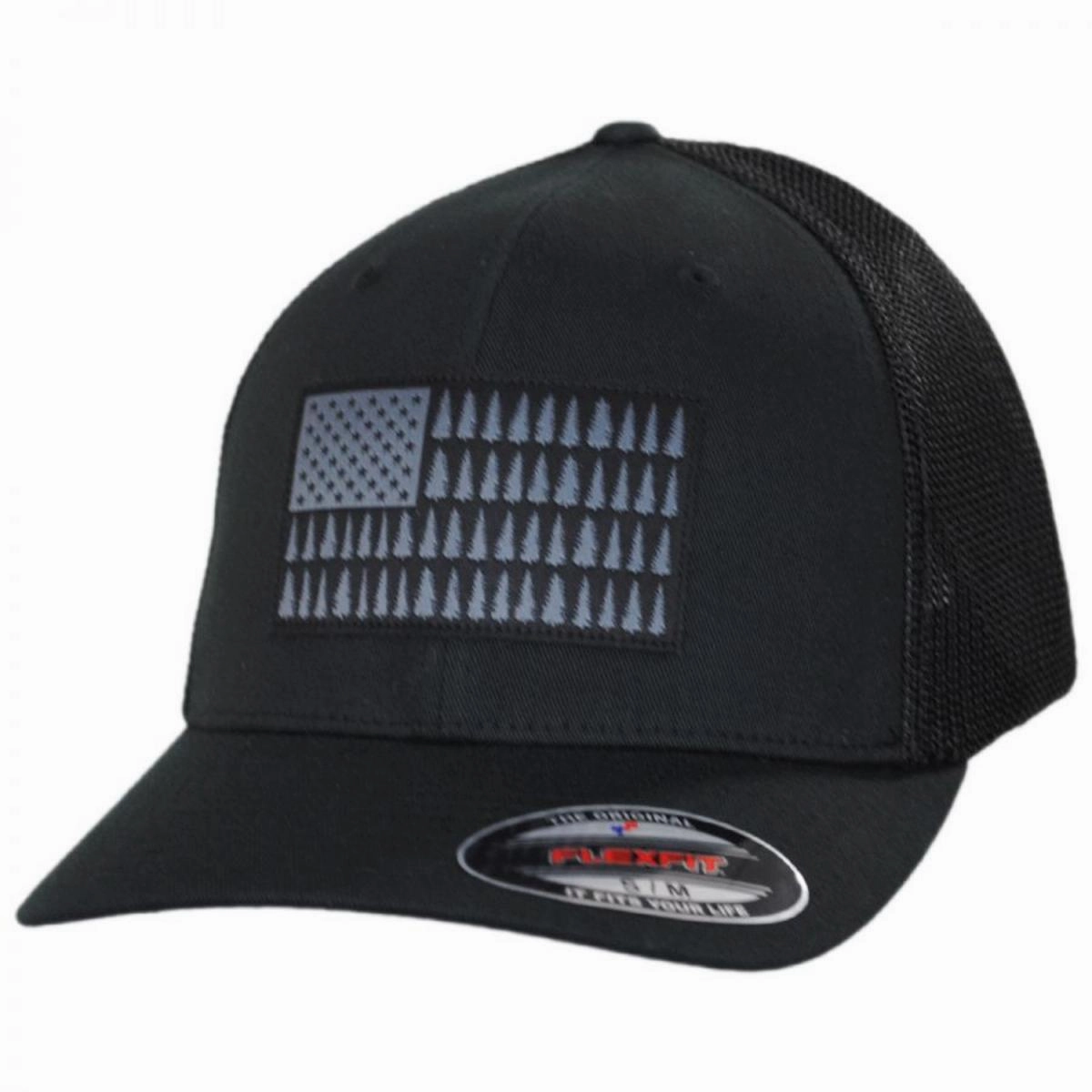 Tree Flag Mesh Flexfit Fitted Baseball Cap
