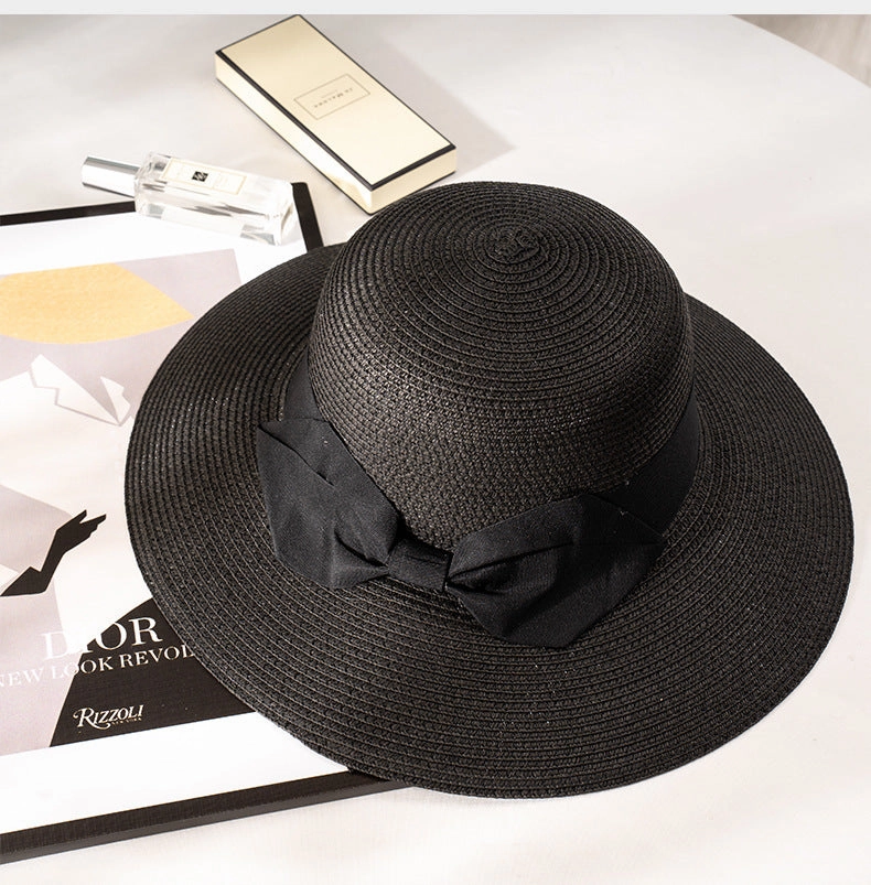Trending Bowknot Straw Bucket Hat