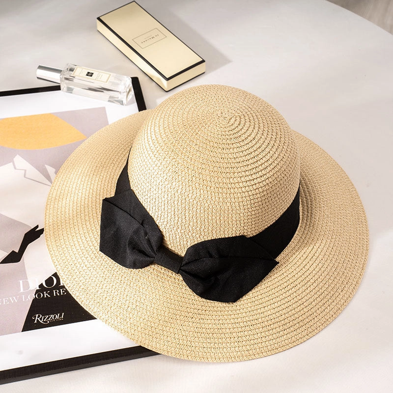 Trending Bowknot Straw Bucket Hat