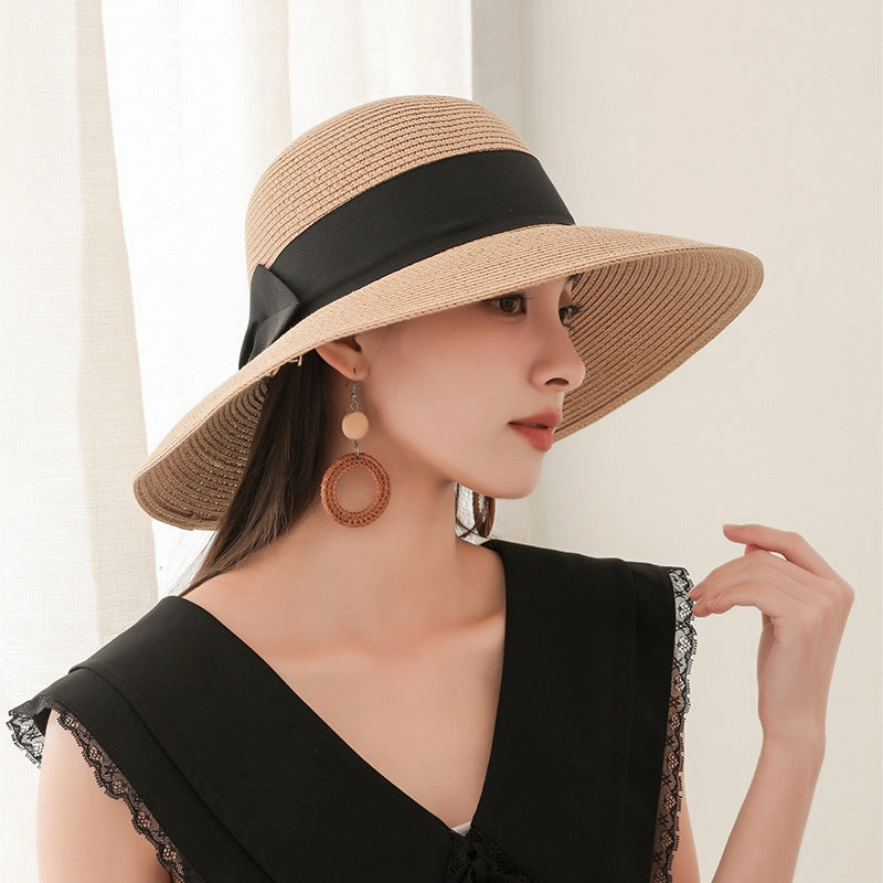 Trending Bowknot Straw Bucket Hat