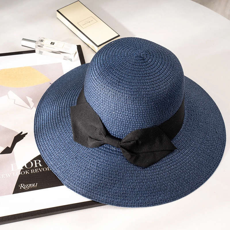 Trending Bowknot Straw Bucket Hat