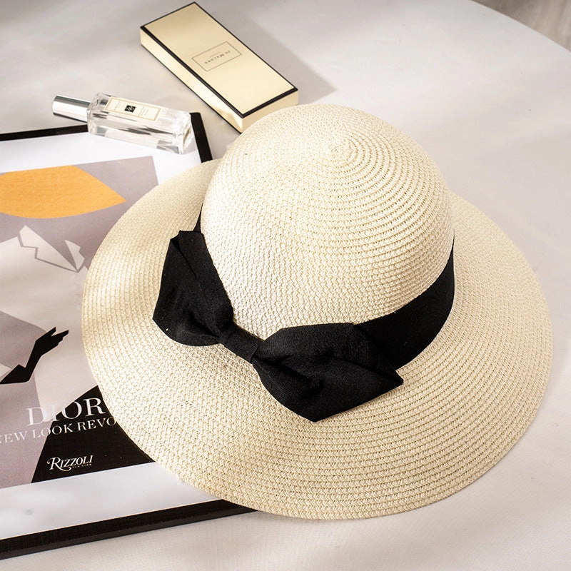 Trending Bowknot Straw Bucket Hat