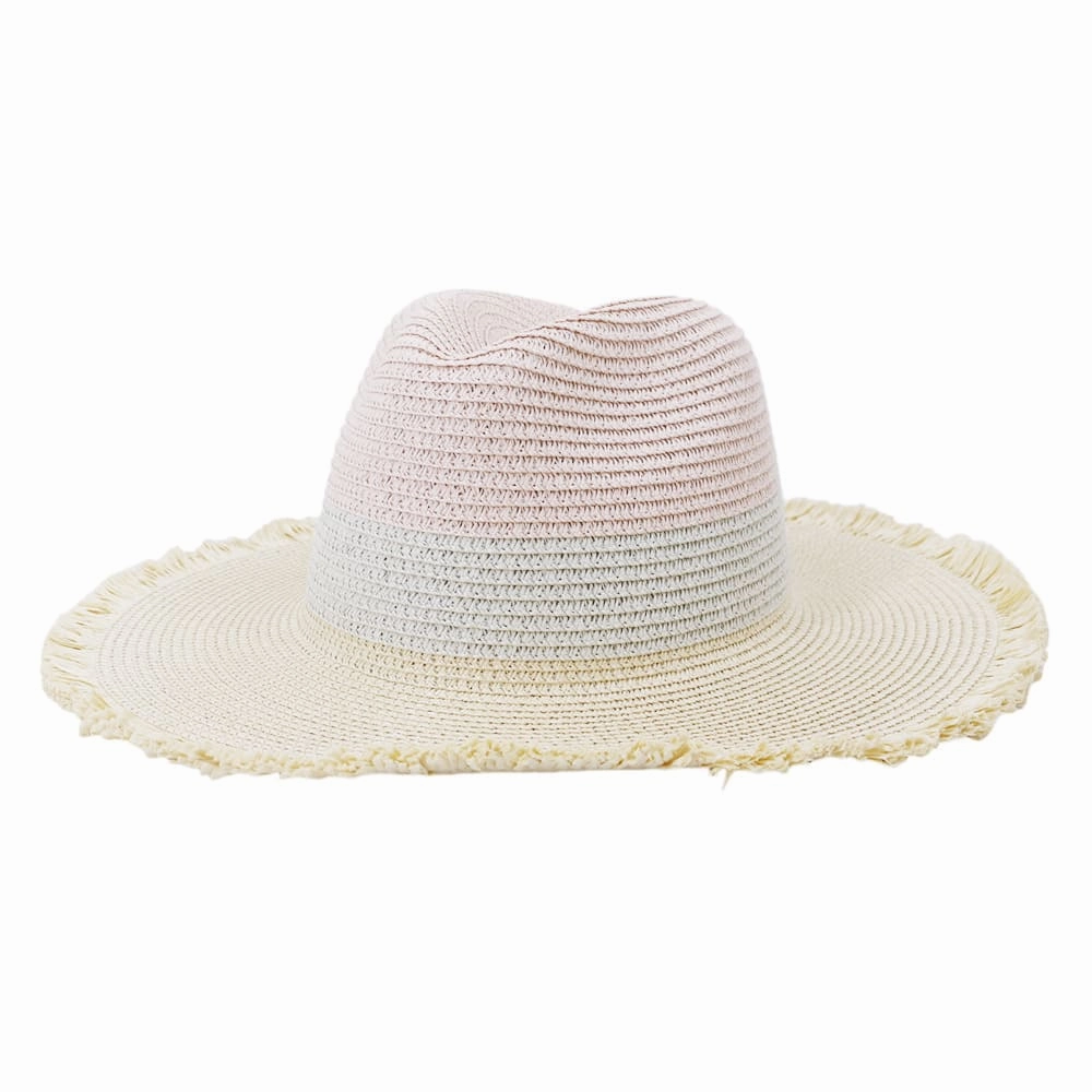 Tropicana Sun Straw Fedora Hat