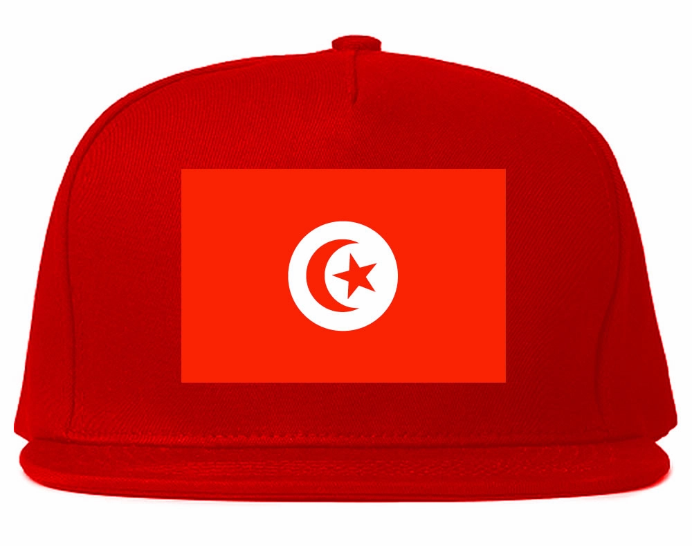 Tunisia Flag Country Printed Snapback Hat Cap