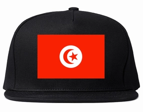 Tunisia Flag Country Printed Snapback Hat Cap