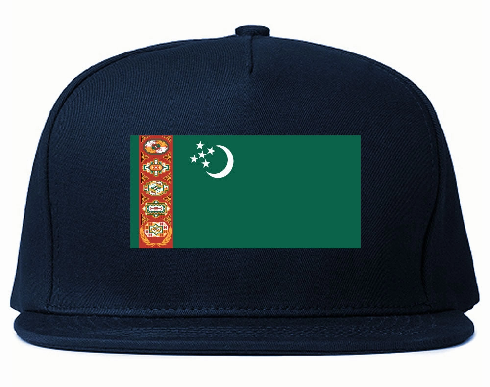Turkmenistan Flag Country Printed Snapback Hat Cap
