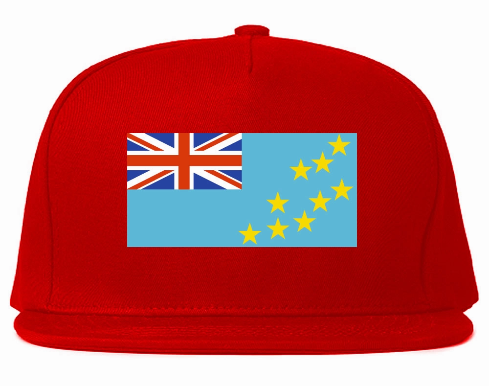 Tuvalu Flag Country Printed Snapback Hat Cap