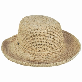 Twisted Raffia Straw Boater Hat