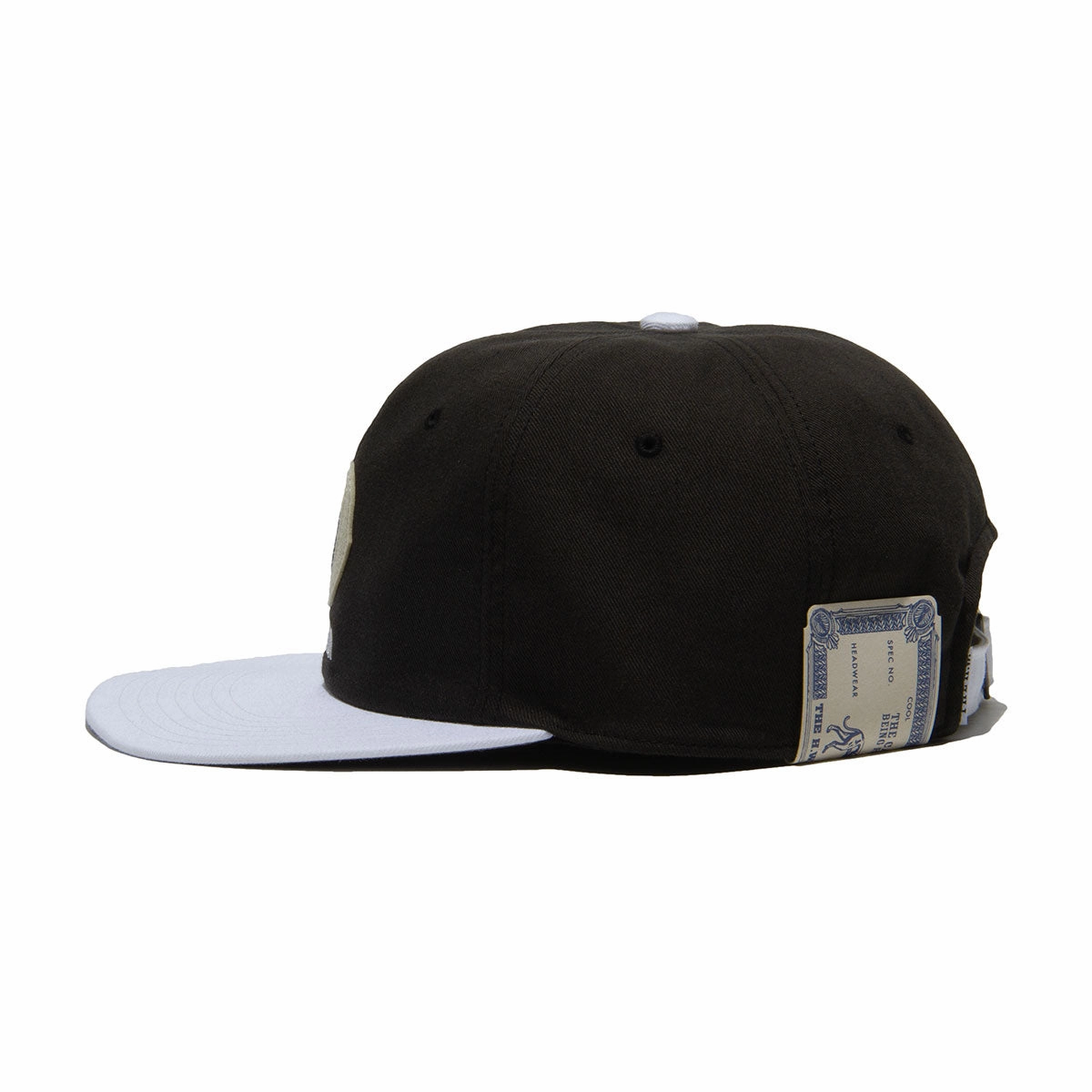 TWO TONE BASE BALL CAP - BlackWhite