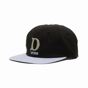 TWO TONE BASE BALL CAP - BlackWhite