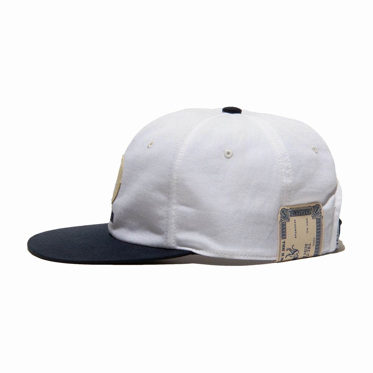 TWO TONE BASE BALL CAP - WhiteNavy