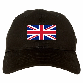 UK British Flag Chest Mens Dad Hat Baseball Cap